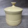 Le Creuset Stoneware Salt Pig. Discontinued rare color. Pale Yellow. As New Image 3