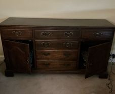 Antique Solid Oak Sideboard