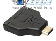 main image for ad 4827 HDMI 1 in to 2 Out Splitter Male to Female M/F Adapter Converter TV