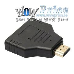 4827 HDMI 1 in to 2 Out Splitter Male to Female M/F Adapter Converter TV