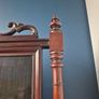 Antique Victorian Rosewood Fire screen, Fine Berlin Woolwork Embroidered Panel. Image 8
