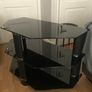 Tv unit black shelves Image 2