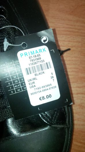 BNWT Black Lace up Shoes