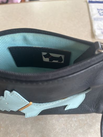 Ladies Radley Black Leatger Small Handbag