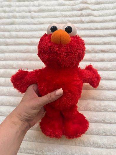 Elmo Sesame Street Hasbro Plush Doll Toy Talks 32443/32442 approx. 25 cm. 2010 Used Please see photos