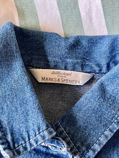 Vintage St Michael from Marks & Spencer embroidered denim dress 5yrs