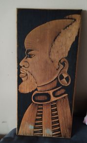 Tribal wooden art.
