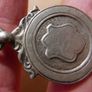 Vintage Solid Sterling Silver 925 Medal Or Watch Fob 4,8g Image 3