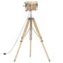 Tripod Floor Lamp Solid Mango Wood 131 cm Image 2