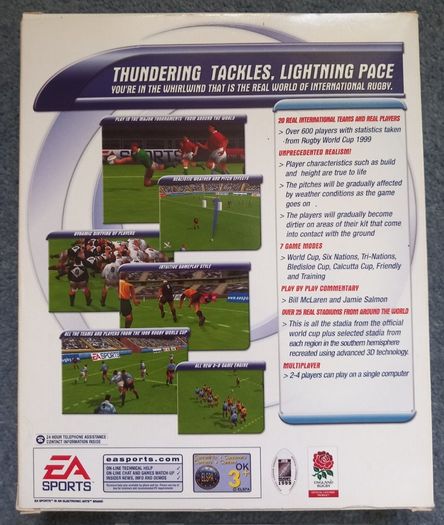 Rugby 2001 Pc Cd
