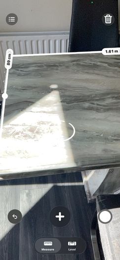 marble table