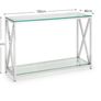 Hall Table - Glass Top Beautiful Console Table Image 4
