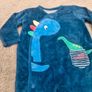 New Dunnes Stores Soft Dinosaur Sleepsuit Image 2
