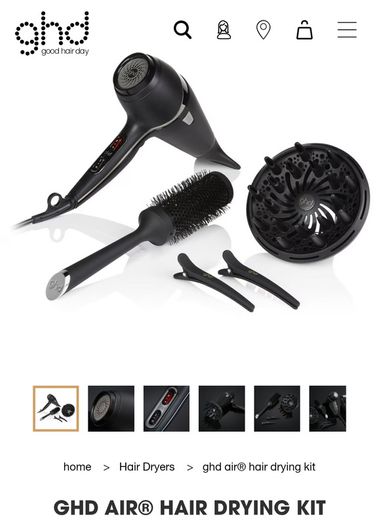 Hairdryer - ghd Air