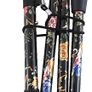 Folding Walking Stick, Black Floral Image 5