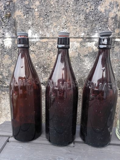 Vintage Milk, Coca-Cola, Pepsi and Bulmers Bottles