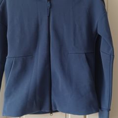 Adidas hoodie jacket sz 8-10, blue, lovely condition