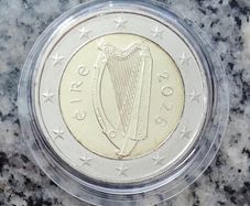 Ireland 2 Euro Coin 2026 Uncirculated (Standard Harp Coin)