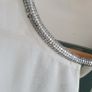 ZAPA Paris white layered embellished neck Sz 12 Image 4