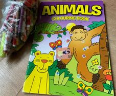 Colouring book and colours