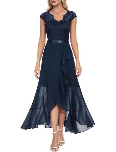 Bbonlinedress evening dress elegant for wedding lace dress chiffon dress