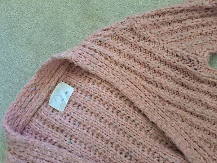 Zara Girls Dusty Pink Knitted Cardigan 6-7