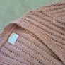Zara Girls Dusty Pink Knitted Cardigan 6-7 Image 2