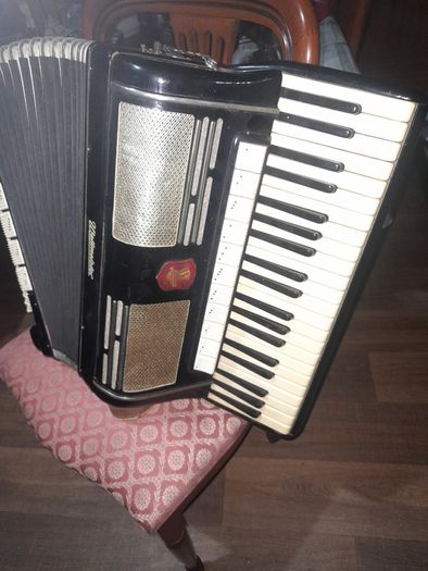 Rare Old Weltmeister Bass Accordion 1960s With Case