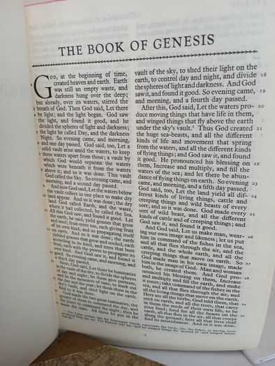 The Holy Bible: A Translation from the Latin Vulgate in the Light of the Hebrew and Greek Originals Translated by Monsignor Ronald Knox (PT249)