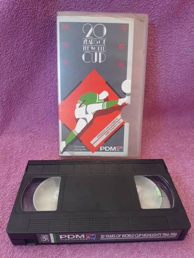 Jackie Charlton 20 Years Of World Cup Football Soccer 1966-86 Vhs Tape