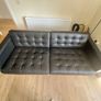 IKEA Black Sofa - Like New Image 3