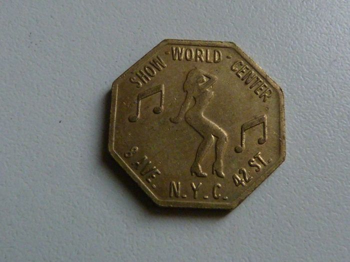 New York peep show token