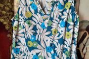 100% Linen MODA Sleeveless Top , UK 18 , Excellent Condition