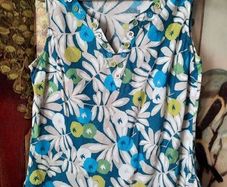 100% Linen MODA Sleeveless Top , UK 18 , Excellent Condition