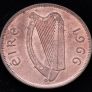 [#2663] - Ireland 1966 | Irish 1d | 1 Penny | KM.11 | UNC Image 2