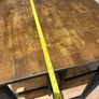 Rustic industrial high table and 2 stools Image 6