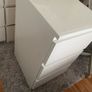 Ikea 3 drawer locker with glass top Image 3