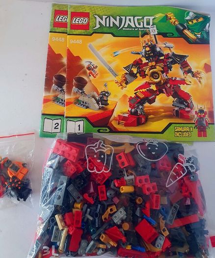 Lego Ninjago Rise of The Snakes 9448: Samurai Mech (2012) 100% Complete (NO BOX)