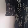 Gallery Black Velvet Dress  with silver embellishments Image 4