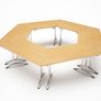 Tilting Training Room Retangular Table - 1500w x 750d Image 9
