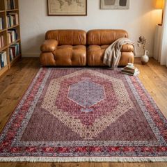 Stunning Persian Senneh Hand Knotted Rug Carpet