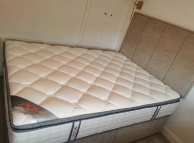 Double Bed 4'6"Bed Complete with Mattress