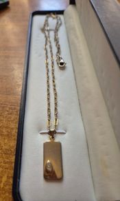 Vintage Tag Necklace
