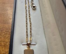 Vintage Tag Necklace