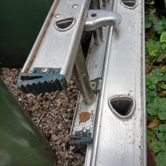 Ladder double extension aluminium ladder