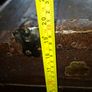 Antique Irish Made Victorian Dome Top Trunk with Insert, late 19th to the early 20th Century, wooden strapping and metal hardware Image 10