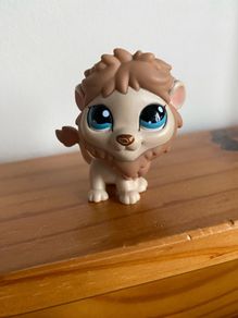 LPS Littlest Pet Shop Authentic Rare Tan Lion Figure No. 1112