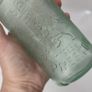 394 - Antique Seeds Preston Mineral Water Clear Glass Decorative Collectible Bottle Image 4