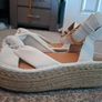 White knot flatform sandals Image 6