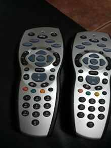 Sky+ HD Box plug & remote control